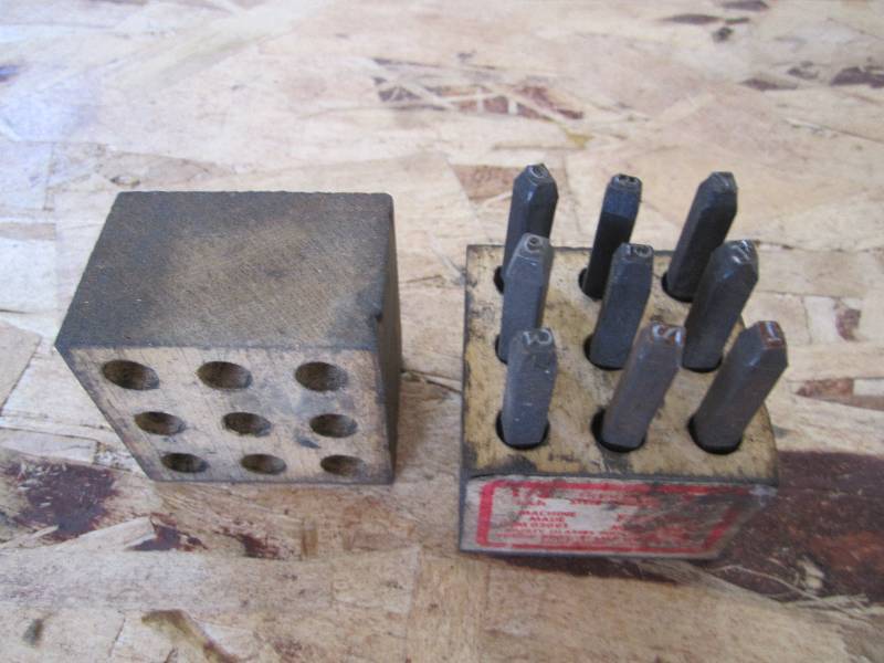 1 - 9 numbering punches...