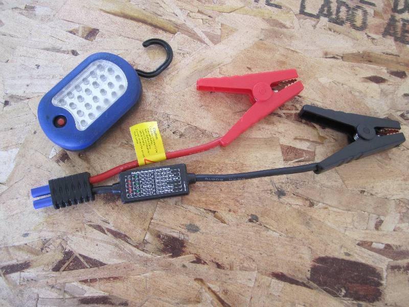 LED light and battery tester...
