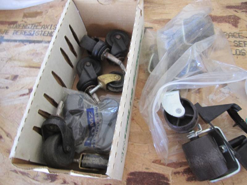 Assorted caster wheels...