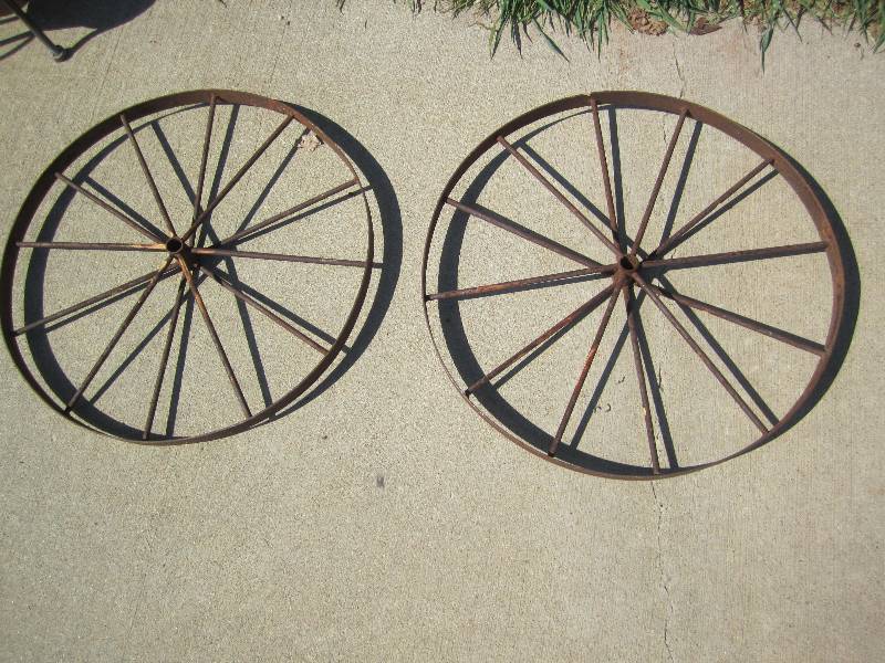 2 17 wagon wheels...