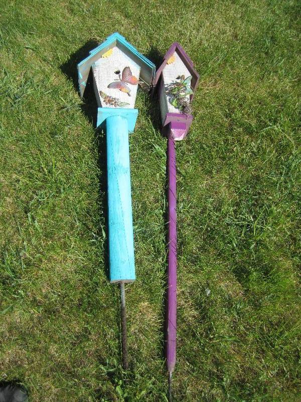 Pair of bird houses...