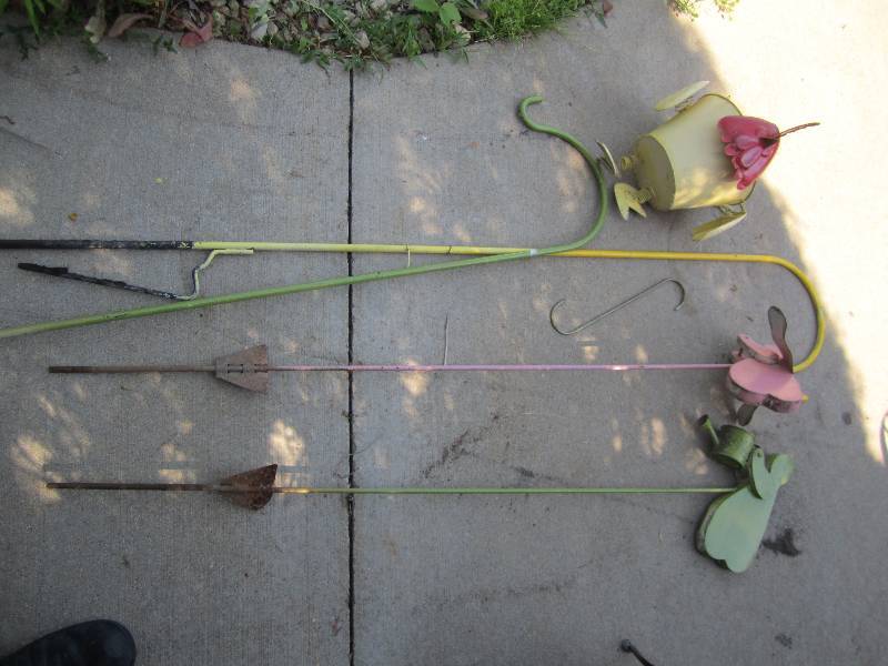 Lot of garden dcor, including a m...