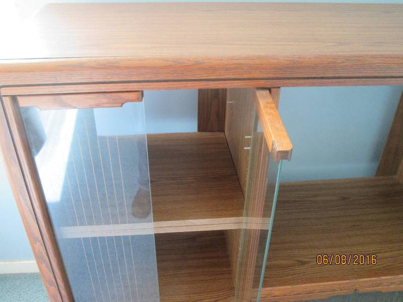 Entertainment center, approx. 4 wide, 4 tall