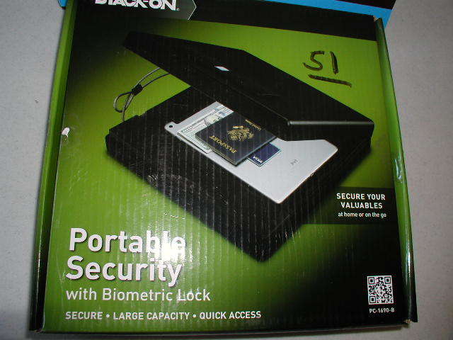 Portable Security Case with Biometric Lock