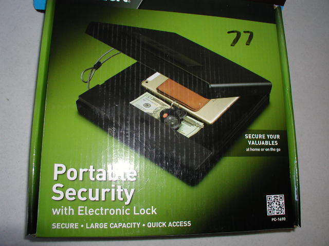 Portable Security Case with Electronic Lock