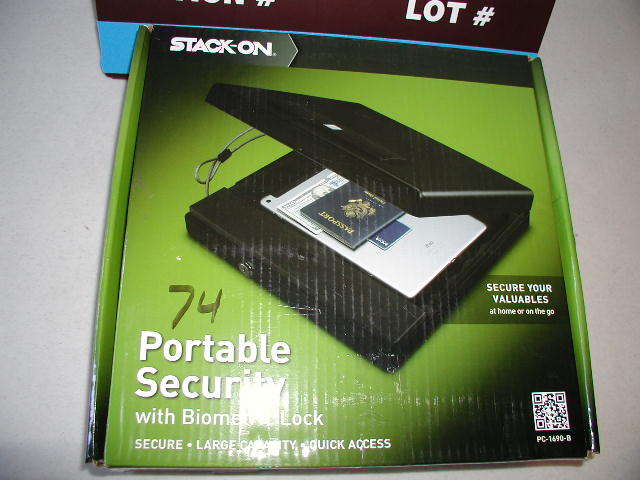 Portable Security Case with Biometric Lock