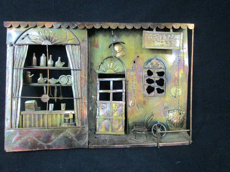 lot 119 image: Metal General Store Wall Art