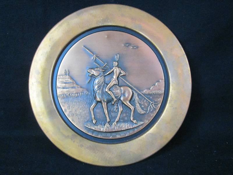 lot 135 image: The Nobility of the Plains Copper Plate