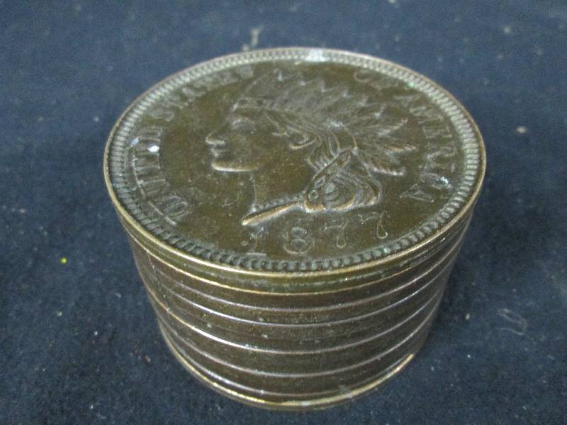 lot 149 image: Cast Indian Penny Coin Bank