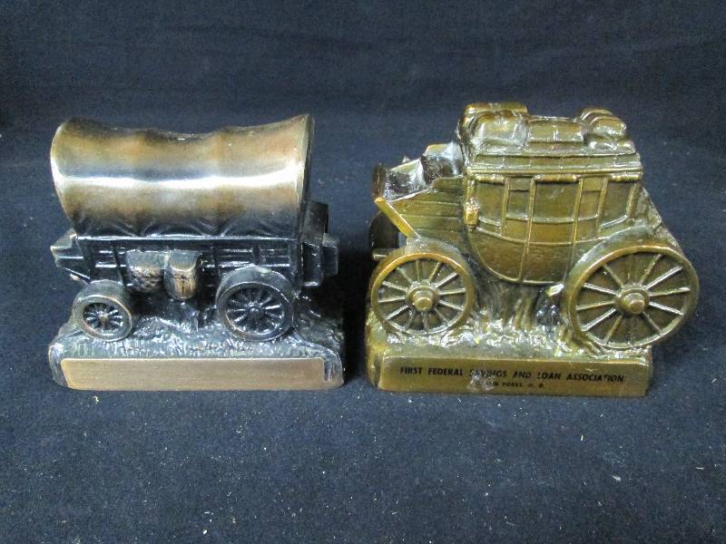 lot 156 image: Covered Wagon & Stage Coach Bank