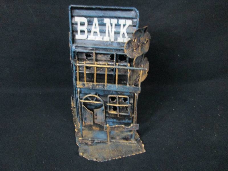 lot 159 image: Tin Bank Coin Bank