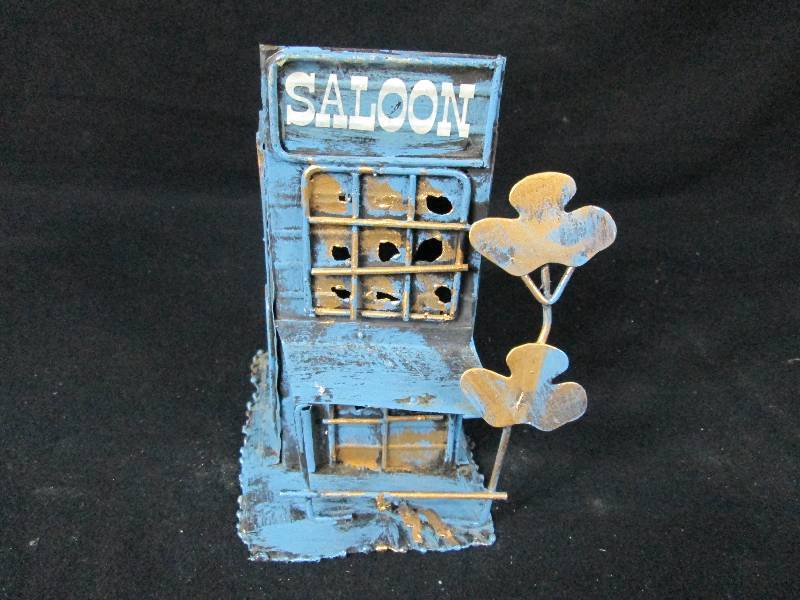 lot 160 image: Tin Saloon Coin Bank