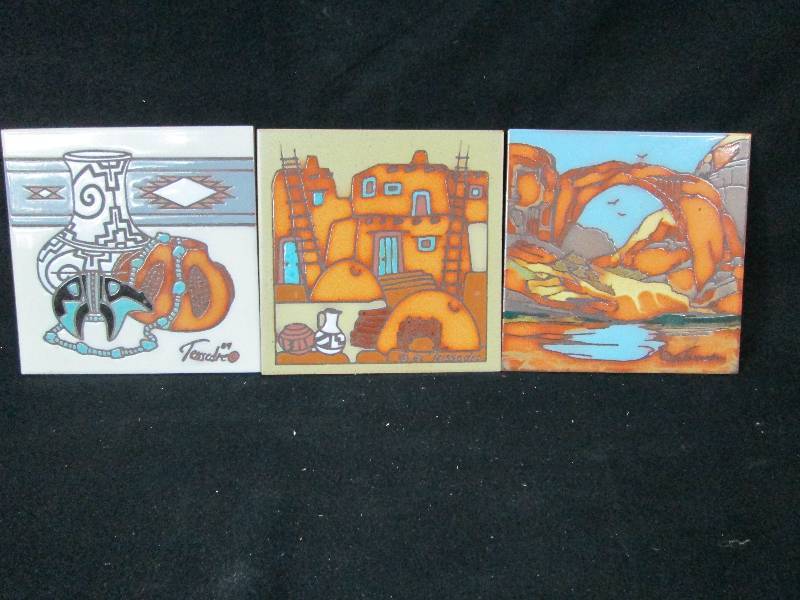 lot 166 image: Designer Tiles By Cleo Teesside