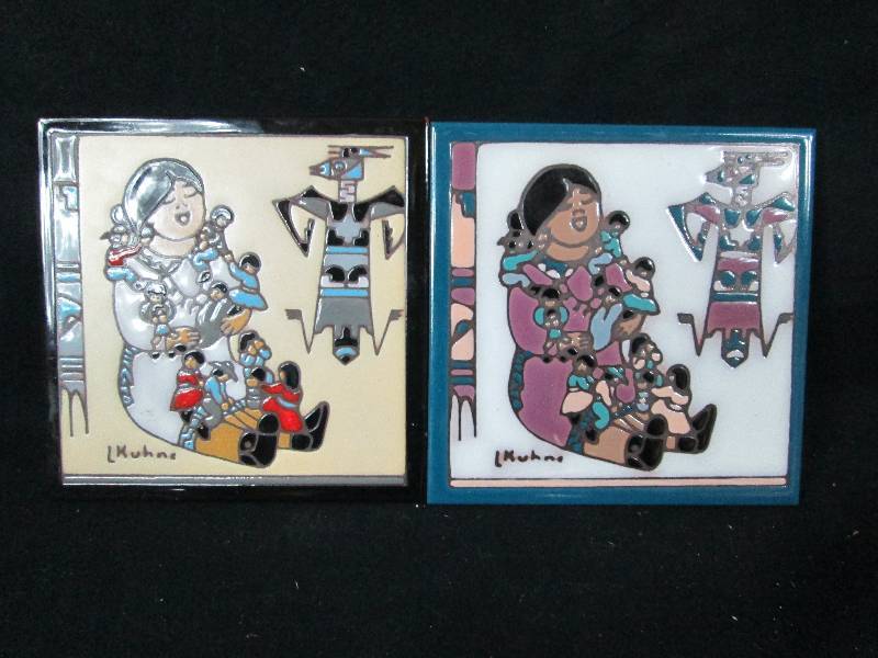 lot 168 image: Designer Tiles Earthtones