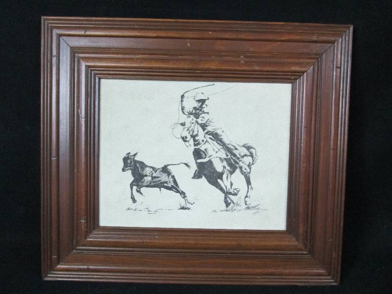 lot 174 image: Picture of Roper On Leather