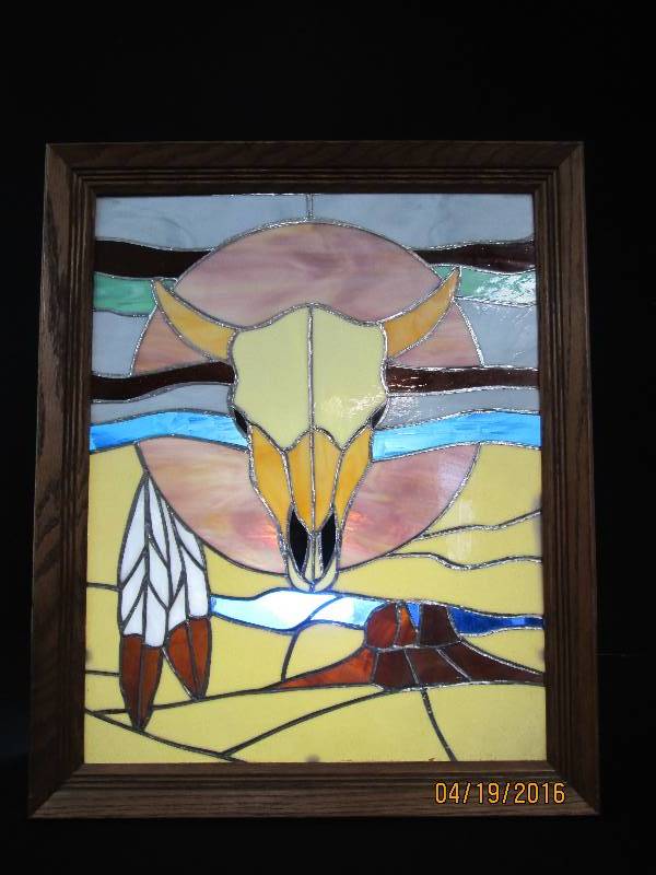 lot 1 image: Stained Glass Art