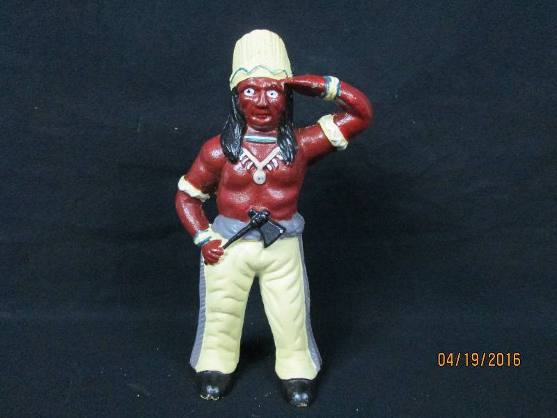 lot 10 image: Cast Iron Indian Bank