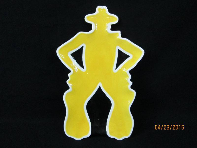 lot 90 image: Department 56 Rodeo Serving Dish