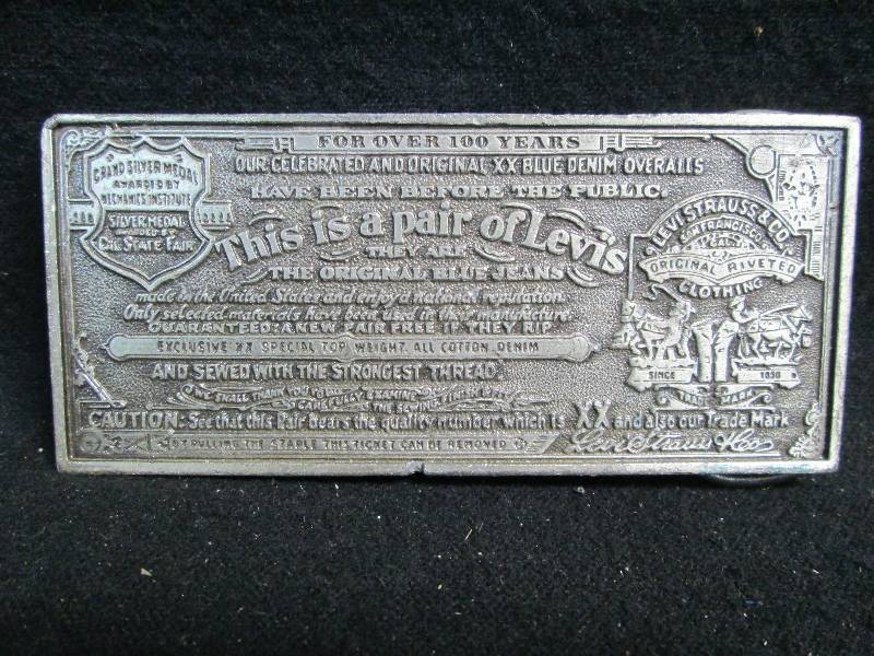 lot 223 image: Levi Strauss Belt Buckle