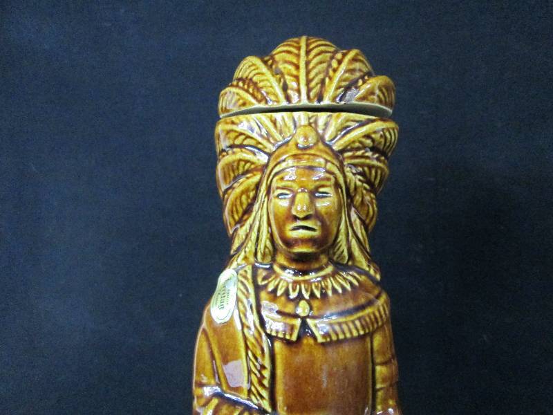 lot 250 image: Tobacco & Indian Decanters