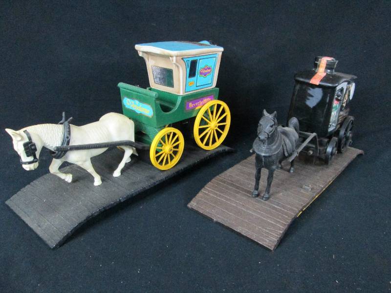 lot 251 image: Horse & Buggy Decanters