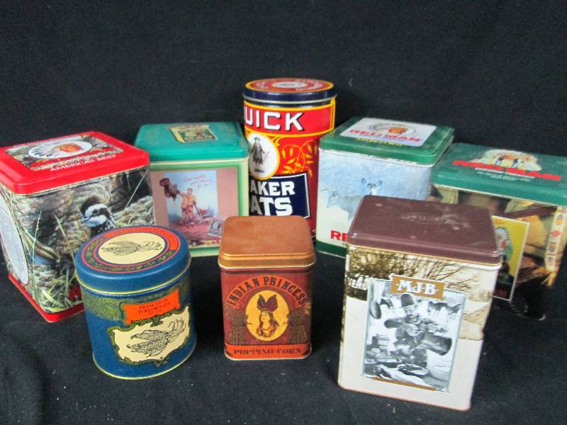 lot 286 image: Collectable Tobacco Tins