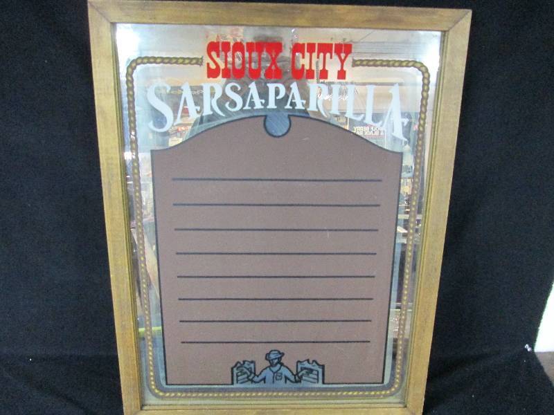 lot 299 image: Sioux City Sarsaparilla Mirror
