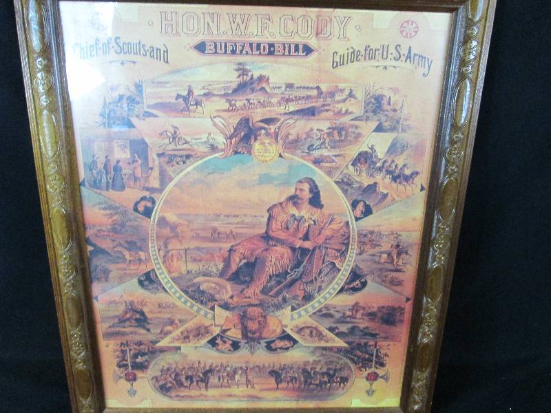 lot 306 image: Retro Poster Buffalo Bill Poster