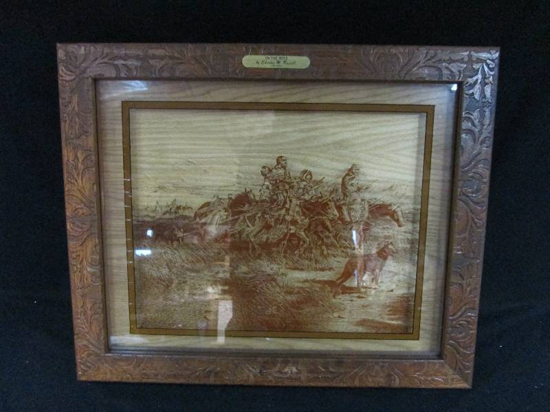 lot 307 image: On the Move By Charles M. Russell