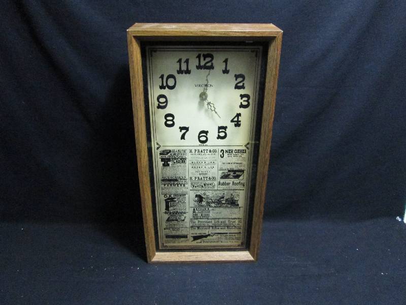 lot 309 image: Verichron Shadow Box Clock