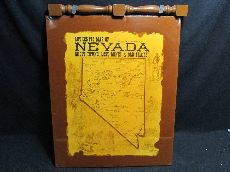 lot 311 image: Nevada Lost Gold Mines & Ghost Towns Wall Hanging