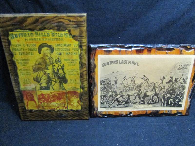 lot 317 image: Custers Last Stand & Wild Bill Poster