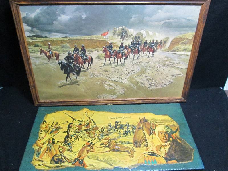 lot 318 image: Custers Last Stand & Calvary Picture