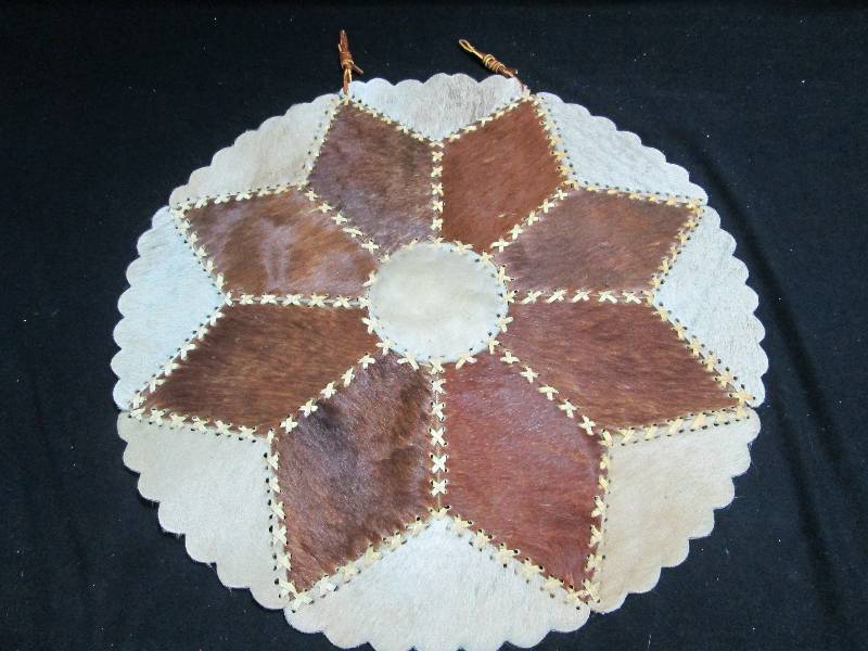 lot 335 image: Cow Hide Leather Art