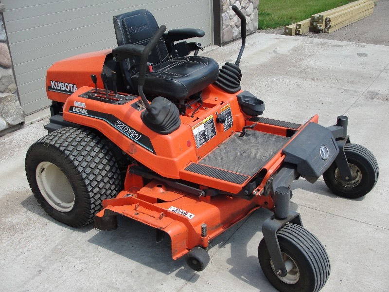 Kubota Diesel Zd21 Lawn Mower With 60 Deck Wheels N Deals June 1