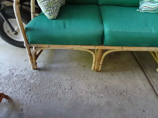 Bamboo bench