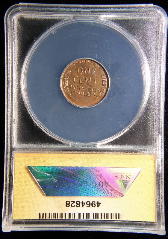 1910 US WHEAT CENT MS60 ANACS