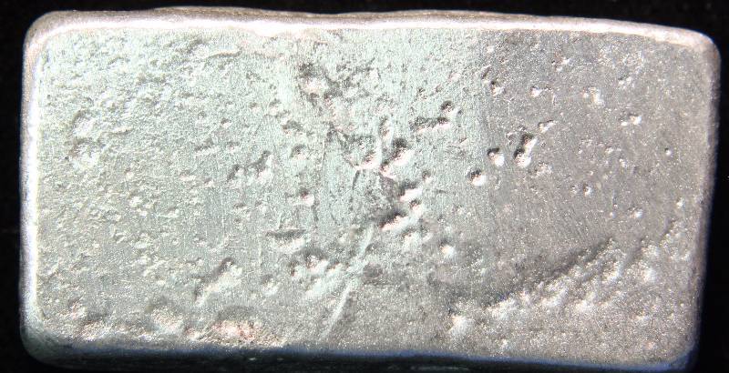 2 TROY OZ. .999 FINE SILVER BAR HAND POURED PROSPECTORS SKULL & CROSSBONES