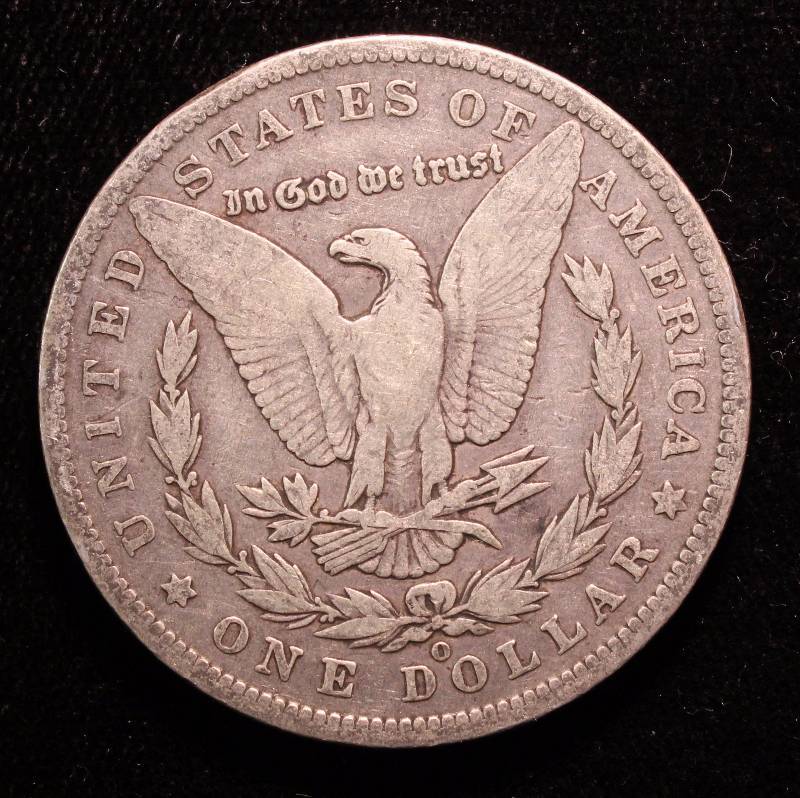 1890-O MORGAN SILVER DOLLAR