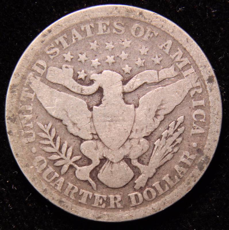 1899 BARBER SILVER QUARTER
