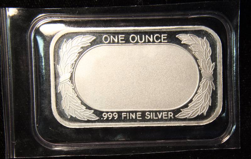 1 TROY OZ. .999 FINE SILVER BAR UNITED STATES FLAG DESIGN SEALED