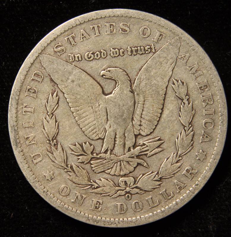 1890-O MORGAN SILVER DOLLAR