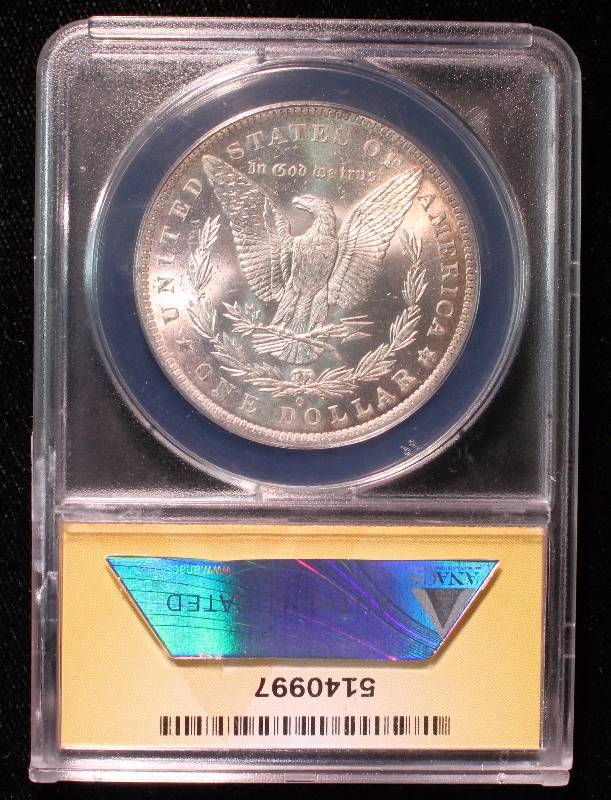 1883-O MORGAN SILVER DOLLAR MS65 ANACS