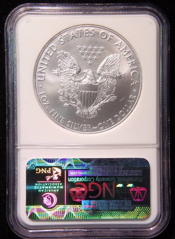 2009 AMERICAN SILVER EAGLE .999 FINE SILVER 1 TROY Oz. NGC MS69