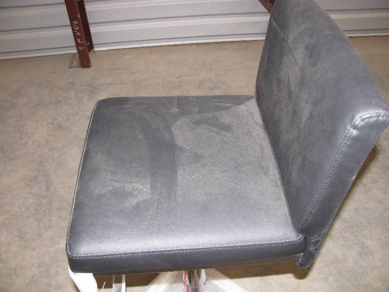 Chrome Black Bar Stool