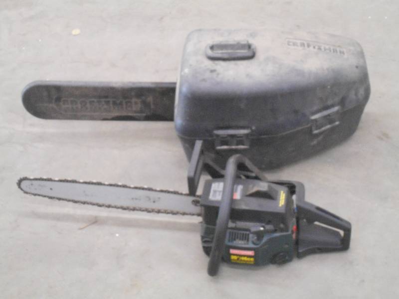 Craftsman 20"/46cc Chainsaw With Ca... | Loretto Equipment #291 | K-BID