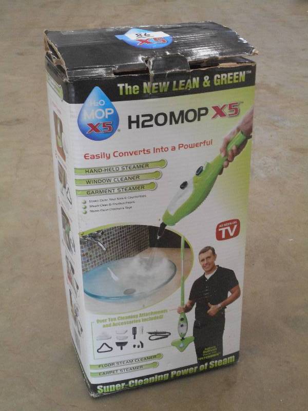 lot 86 image: H20-Mop X5 Steam Mop Set ...