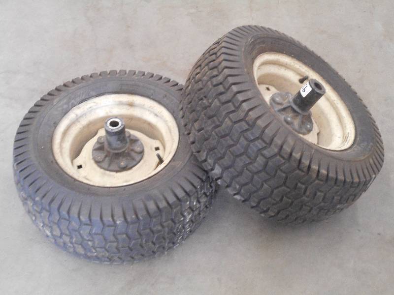 lot 93 image: (2) 239.5012 Lawn Tractor Wheels ...