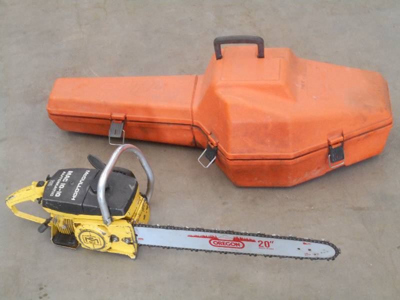 lot 102 image: Stihl Chainsaw Box With McCulloch M...