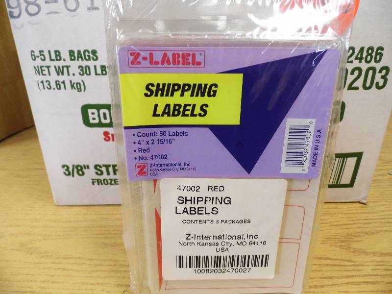 Case Shipping Labels